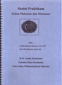 Modul Praktikum Kimia Makanan dan Minuman