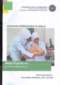 Image of Modul Praktikum Asuhan Kebidanan Nifas III (Nifas): Asuhan Nifas Normal