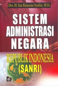 Image of Sistem Administrasi Negara Republik Indonesia (SANRI)