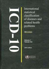ICD-10: International statistical Classification of Diseases and Related Health Problems (Volume 1: Tabular List)