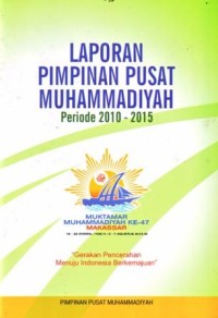 Laporan Pimpinan Pusat Muhammadiyah