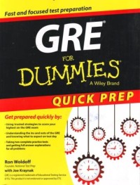Image of Gre for Dummies : Quick Prep