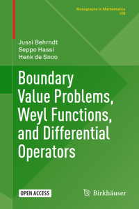 Boundary Value Problems, Weyl Functions, and Differential Operators