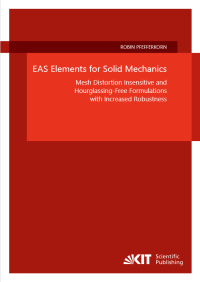 EAS Elements for Solid Mechanics Mesh Distortion Insensitive and Hourglassing-Free Formulations with Increased Robustness