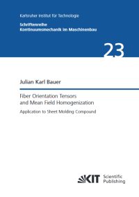 Image of Fiber Orientation Tensors and Mean Field Homogenization : Application to Sheet Molding Compound