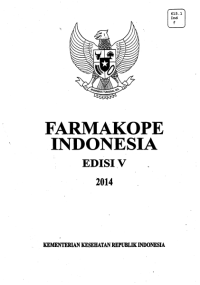FARMAKOPE INDONESIA