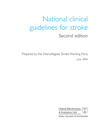 National clinical guidelines for stroke