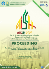 Image of Proceeding The 4th Al Insyirah International Scientific 1st Conference on Health : The Role of Local Wisdom in Improving the Quality of Health through Complementary Health Services (Vol. 4 No. 1 Tahun 2023)