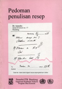 Image of Pedoman Penulisan Resep