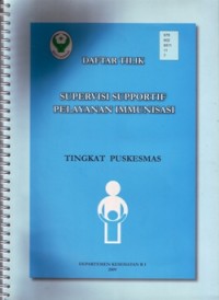 Image of Daftar Tilik Supervisi Supportif Pelayanan Immunisasi Tingkat Puskesmas