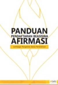 Panduan Pendaftaran Beasiswa Afirmasi