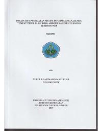 DESAIN DAN PEMBUATAN SISTEM INFORMASI MANAJEMEN TEMPAT TIDURDI RSUD DR. ABDOER RAHEM SITUBONDO BERBASIS WEB