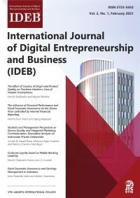 International Journal of Digital Entrepreneurship and Business (IDEB)