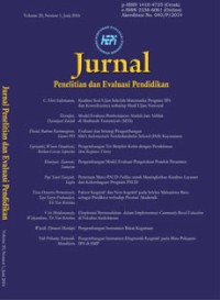 Jurnal Penelitian dan Evaluasi Pendidikan
