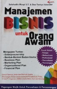 Manajemen Bisnis Untuk Orang Awam