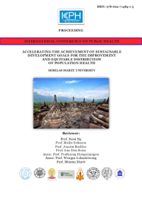 Proceeding International Conference on Public Health: ACCELERATING THE ACHIEVEMENT OF SUSTAINABLE DEVELOPMENT GOALS FOR THE IMPROVEMENT AND EQUITABLE ISTRIBUTION OF POPULATION HEALTH
