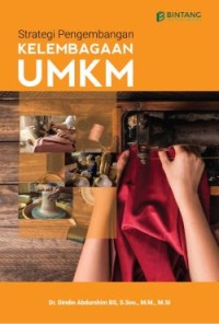 Image of Strategi Pengembangan Kelembagaan UMKM