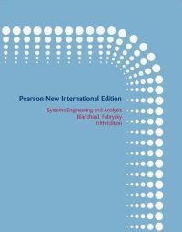 System Engineering and Analysis: Pearson New International Edition