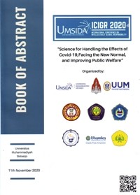 Book of Abstract: International Conference on Intellectual's Global Responbility (ICIGR 2020) 