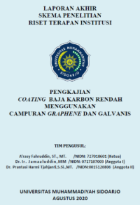 Image of Pengkajian Coating Baja Karbon Rendah Menggunakan Campuran Graphene Dan Galvanis