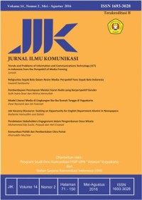 Jurnal Ilmu Komunikasi (JIK)