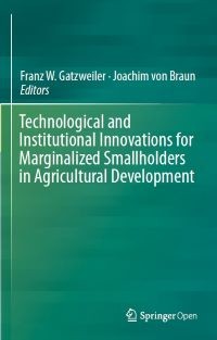 Technological and Institutional Innovations for Marginalized Smallholders in Agricultural Development