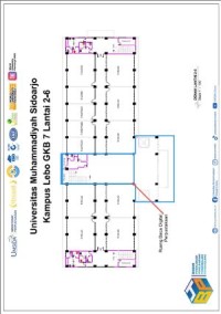 Image of Denah Ruang Baca GKB 7 Kampus Lebo Universitas Muhammadiyah Sidoarjo