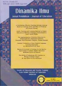 Dinamika Ilmu: Jurnal Pendidikan = Journal of Education