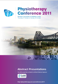2011 APA (Australian Physiotherapy Association) Conference Abstracts - Journal of Physiotherapy