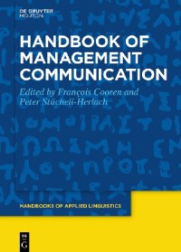 Image of Handbook of Management Communication