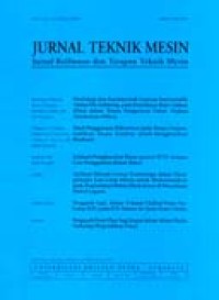 Jurnal Teknik Mesin : Jurnal Keilmuan dan Terapan Teknik Mesin