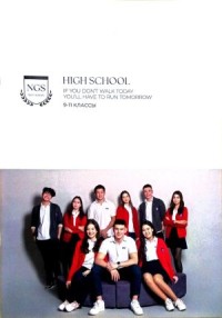 High School : If You Don't Walk Today, You'll Have to Run Tomorrow (9-11 КЛАССЫ)