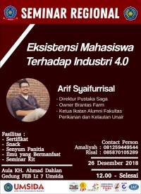 Image of Seminar Nasional Eksistensi Mahasiswa Terhadap Industri 4.0