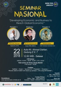 Image of SEMINAR NASIONAL DEVELOPING ECONOMIC AND BUSINESS TO REACH GLOBAL ECONOMIC
