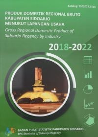 Produk Domestik Regional Bruto Kabupaten Sidoarjo menurut Lapangan Usaha = Gross Regional Domestic Product of Sidoarjo Regency by Industry 2018-2022
