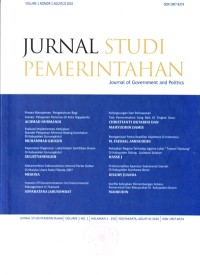 Jurnal Studi Pemerintahan: Journal of Government and Politics