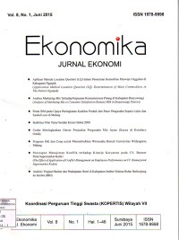 Ekonomika : Jurnal Ekonomi