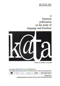 Kata: a biannual publication on the study of language and literature