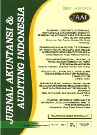 Jurnal Akuntansi dan Auditing Indonesia (JAAI)